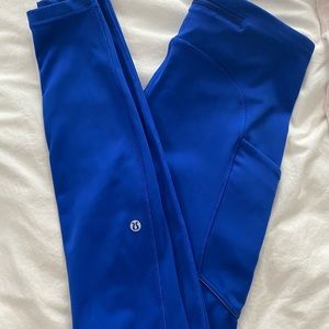 Lululemon full length legging cobalt blue